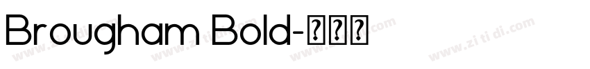Brougham Bold字体转换